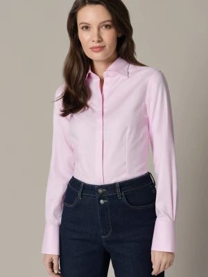 Koszula Damska Różowa Bawełniana Agnese Slim Lancerto