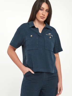 Koszula damska z krótkim rękawem AERONAUTICA MILITARE