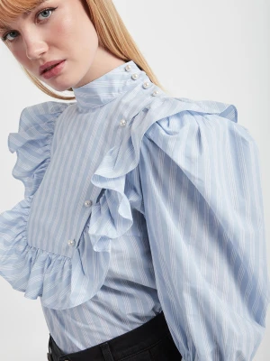 Koszula damska z żabotem CUSTOMMADE