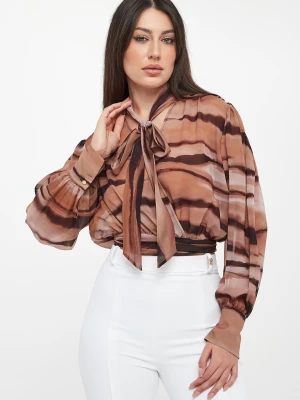 Koszula damska ze zwierzęcym nadrukiem ELISABETTA FRA Elisabetta Franchi