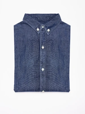 KOSZULA DAVIS 2988C DŁUGI RĘKAW CUSTOM FIT GRANAT Recman