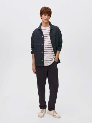 Zdjęcie produktu Koszula denimowa oversize granatowy - Teen - - MANGO TEEN