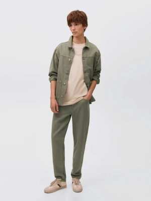 Zdjęcie produktu Koszula denimowa oversize khaki - Teen - - MANGO TEEN
