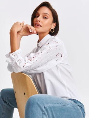 Koszula długi rękaw antilope - SKL3519BI koszula długi rękaw - TOP SECRET - Odzieżowy sklep internetowy TOP SECRET