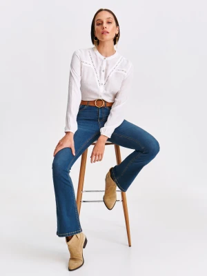 Koszula długi rękaw antilope - SKL3522BI koszula długi rękaw - TOP SECRET - Odzieżowy sklep internetowy TOP SECRET