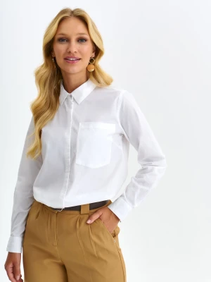 Koszula długi rękaw biała - SKL3450BI koszula długi rękaw - TOP SECRET - Odzieżowy sklep internetowy TOP SECRET