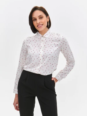 Koszula długi rękaw biała - SKL3501BI koszula długi rękaw - TOP SECRET - Odzieżowy sklep internetowy TOP SECRET