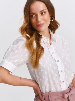 Koszula długi rękaw biała - SKL3513BI koszula długi rękaw - TOP SECRET - Odzieżowy sklep internetowy TOP SECRET