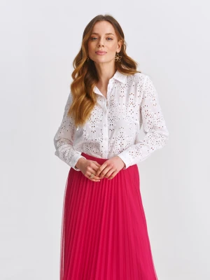 Koszula długi rękaw biała - SKL3518BI koszula długi rękaw - TOP SECRET - Odzieżowy sklep internetowy TOP SECRET