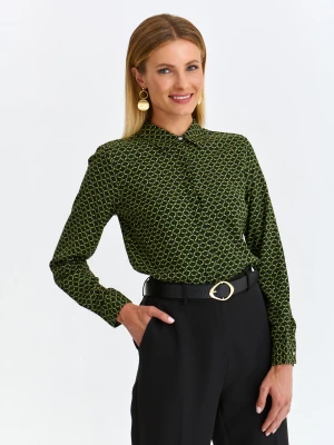 Koszula długi rękaw ciemnozielony - SKL3452CZ koszula długi rękaw - TOP SECRET - Odzieżowy sklep internetowy TOP SECRET