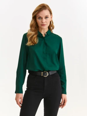 Koszula długi rękaw ciemnozielony - SKL3470CZ koszula długi rękaw - TOP SECRET - Odzieżowy sklep internetowy TOP SECRET