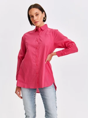 Zdjęcie produktu Koszula długi rękaw różowa - SKL3521RO koszula długi rękaw - TOP SECRET - Odzieżowy sklep internetowy TOP SECRET