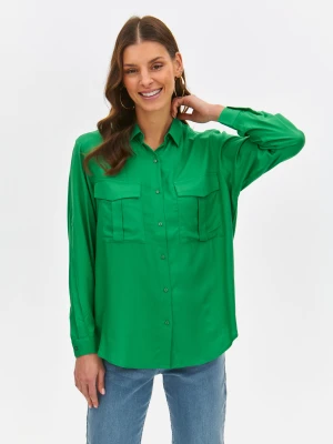Koszula długi rękaw zielona - SKL3499ZI koszula długi rękaw - TOP SECRET - Odzieżowy sklep internetowy TOP SECRET