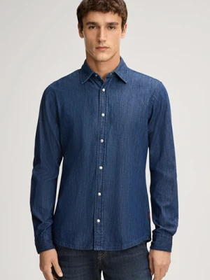 Koszula dżinsowa Hanck w kolorze ciemnoniebieskim Joop