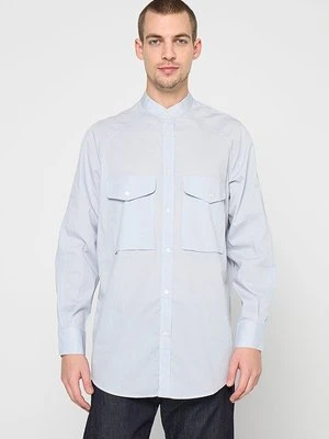 Koszula Emporio Armani niebieski