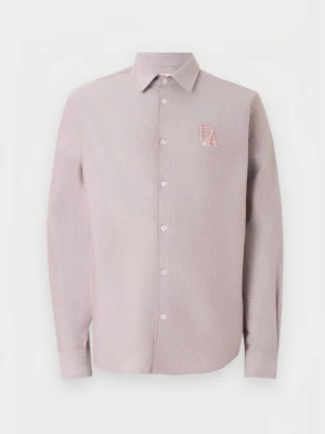 Koszula Emporio Armani brązowy