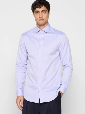 Koszula Emporio Armani fioletowy