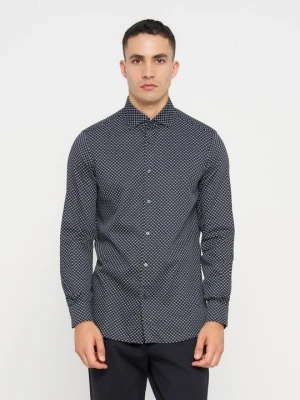 Koszula Emporio Armani granatowy