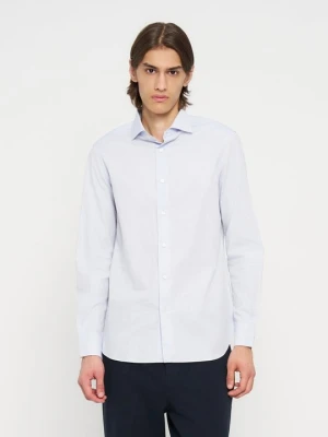 Koszula Emporio Armani niebieski