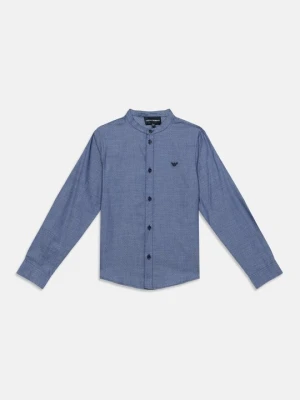 Koszula Emporio Armani niebieski