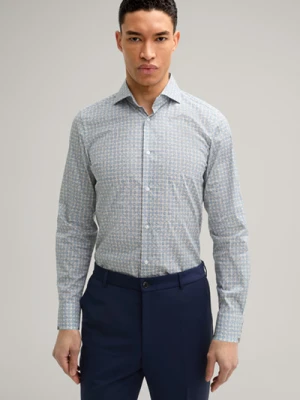 Koszula Ernest w kolorze niebiesko-beżowym ze wzorem Joop