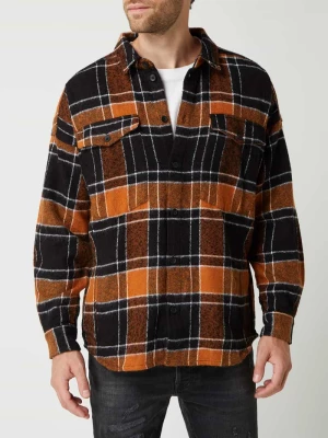 Koszula flanelowa o kroju regular fit z mieszanki bawełny i wiskozy model ‘Jonte’ tigha
