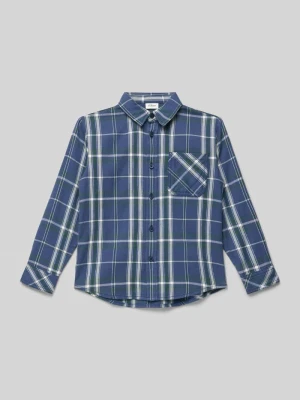 Koszula flanelowa o kroju regular fit z mieszanki bawełny i wiskozy s.Oliver RED LABEL