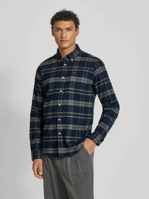 Koszula flanelowa o kroju slim fit z czystej bawełny model ‘BETSOM’ Barbour