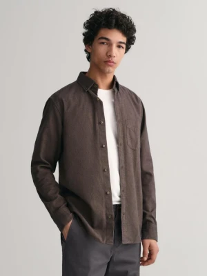 GANT Koszula flanelowa w jodełkę Regular Fit
