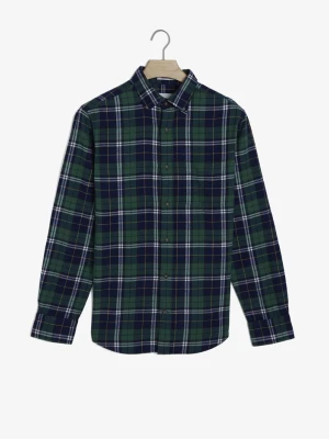Koszula Flanelowa W Kratkę Regular Fit GANT