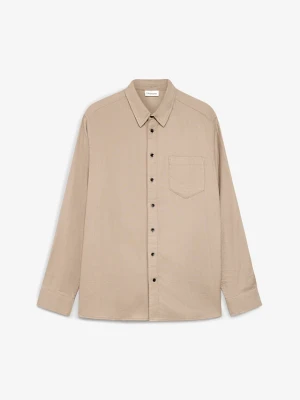 Koszula flanelowa z czystej bawełny, regular fit BonPrix brązowy