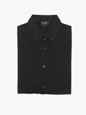 KOSZULA FORMENTO 3123 DŁUGI RĘKAW SLIM FIT CZERŃ Recman
