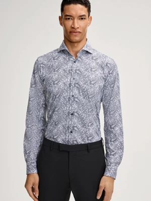 Koszula funkcjonalna Pai w kolorze granatowym/białym w paisley Joop