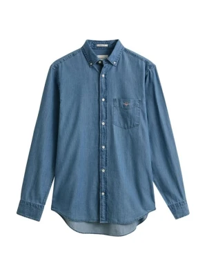 Koszula Gant jasnoniebieski denim
