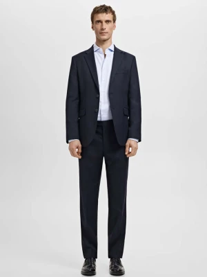 Zdjęcie produktu Koszula garniturowa slim fit z diagonalu błękitny - Mężczyzna - - MANGO MAN
