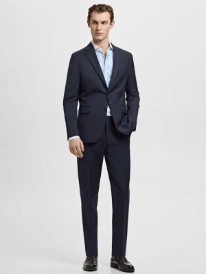 Zdjęcie produktu Koszula garniturowa slim fit ze wzorem w paski błękitny - Mężczyzna - - MANGO MAN
