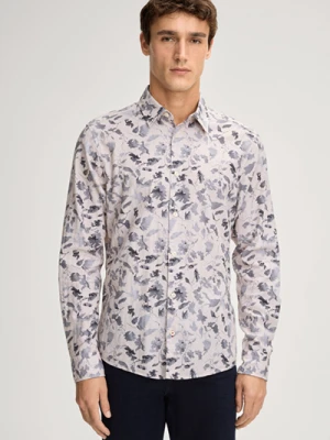 Koszula Hansen w kolorze naturalno-szarym we wzór Joop