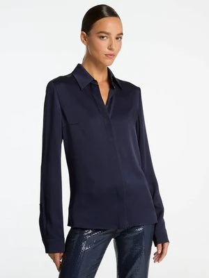 Koszula Hansen z szarmezy MICHAEL KORS COLLECTION