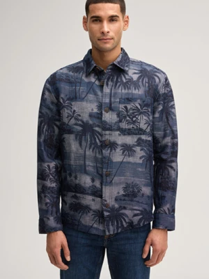Koszula Harvi w granatowym wzorze Joop
