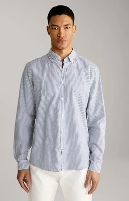 Koszula Hawes w kolorze niebiesko-białym w paski Joop