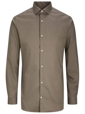 Koszula Jack&Jones ciemnobrązowy