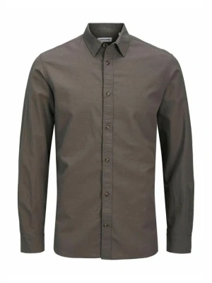 Koszula Jack&Jones ciemnobrązowy