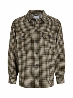 Koszula Jack&Jones ciemnobrązowy