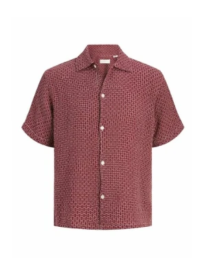 Koszula Jack&Jones ciemnoczerwony