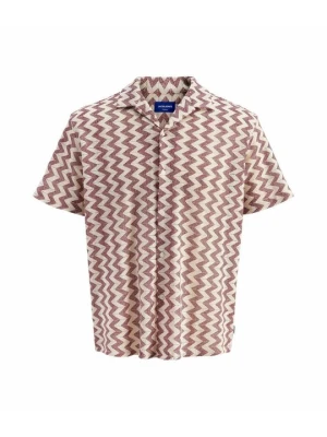 Koszula Jack&Jones ciemnoczerwony melanż