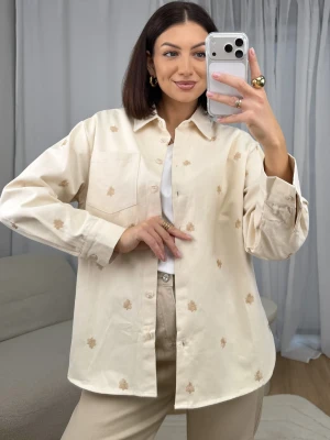 Koszula Jeansowa Kremowa Joan ClothStore