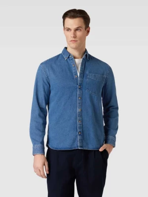 Koszula jeansowa o kroju casual fit z kołnierzykiem typu button down Jake*s