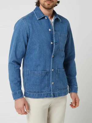 Koszula jeansowa o kroju oversized z bawełny model ‘Nile’ Strellson