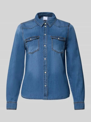 Koszula jeansowa o kroju regular fit z czystej bawełny model ‘MARIA’ Vero Moda