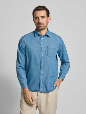 Koszula jeansowa o kroju regular fit z czystej bawełny model ‘REGCARLO’ Selected Homme